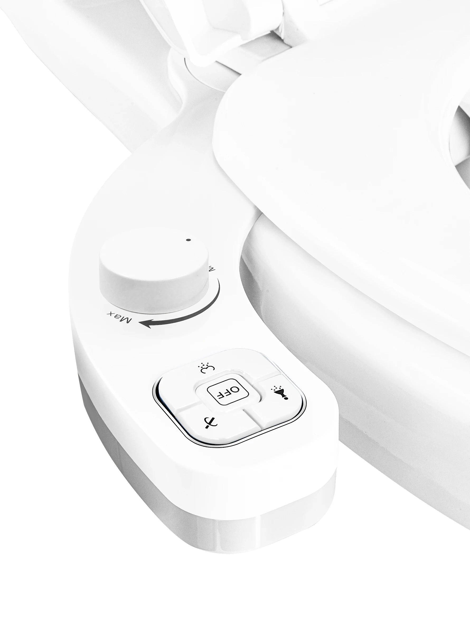 SAMODRA Bidet Attachment for Toilet - Warm Water, Hot & Cold, Non-Electric  Pressure Sprayer Nozzle Control for Posterior & Femin