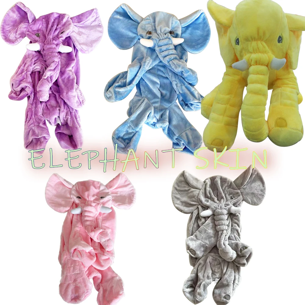 

Подушка детская мягкая плюшевая в виде слона, 40/60 см