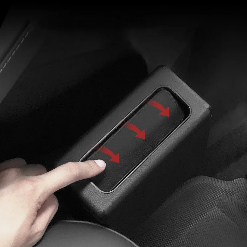 Car Hanging Trash Bin Vehicle Garbage Pressing Type Trash Can Organizer Dust Case Storage Box Interior Accessories Cleaning Tool