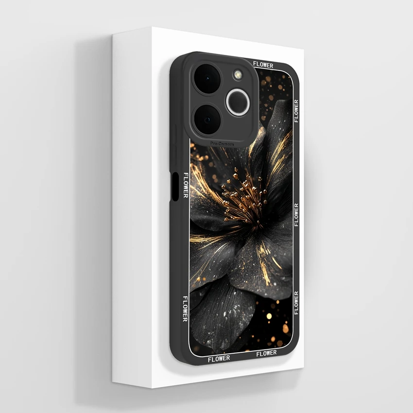 Fantasy Colorful Butterfly Liquid Silicone Shockproof Phone Case