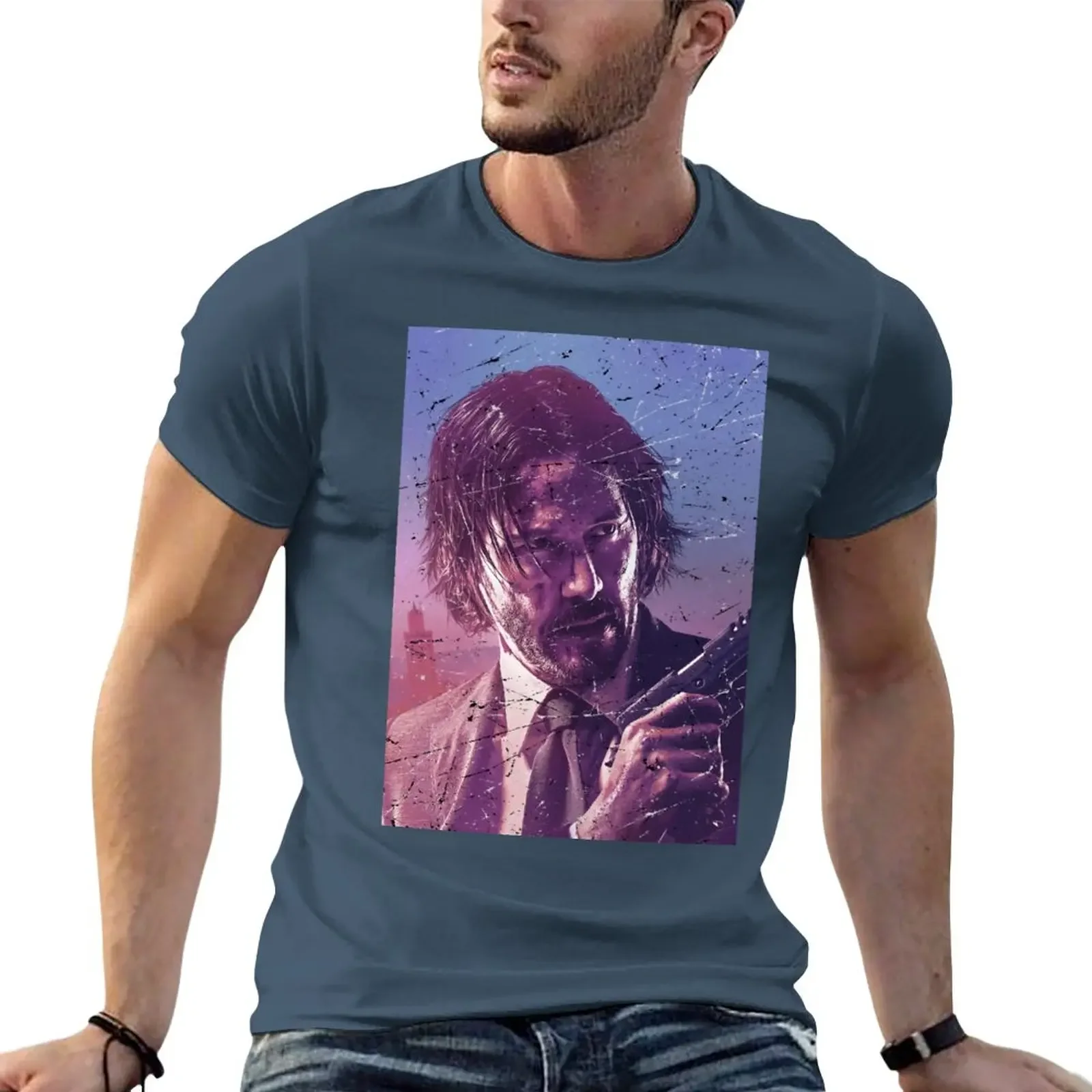 

Mr.John Baba Yaga T-Shirt tees boys animal print mens graphic t-shirts anime