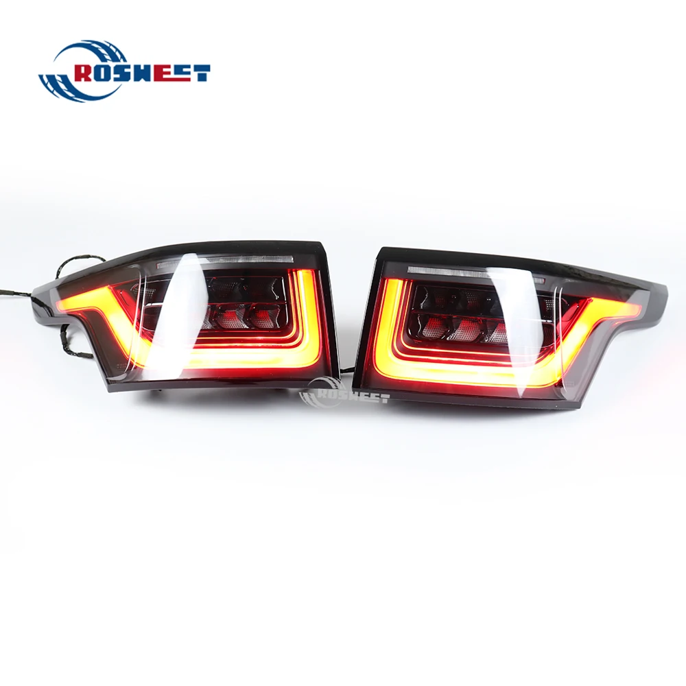 PAIR SEQUENTIAL LED SMOKED REAR TAIL LIGHT LAMP FOR RANGE