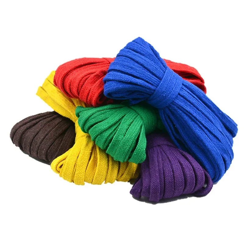 2/5/100Y10mm Colored Twisted Cord Rope 100% Cotton Rope Cords Craft Decorative Twisted DIY Handmade Bag Drawstring Accessories 6