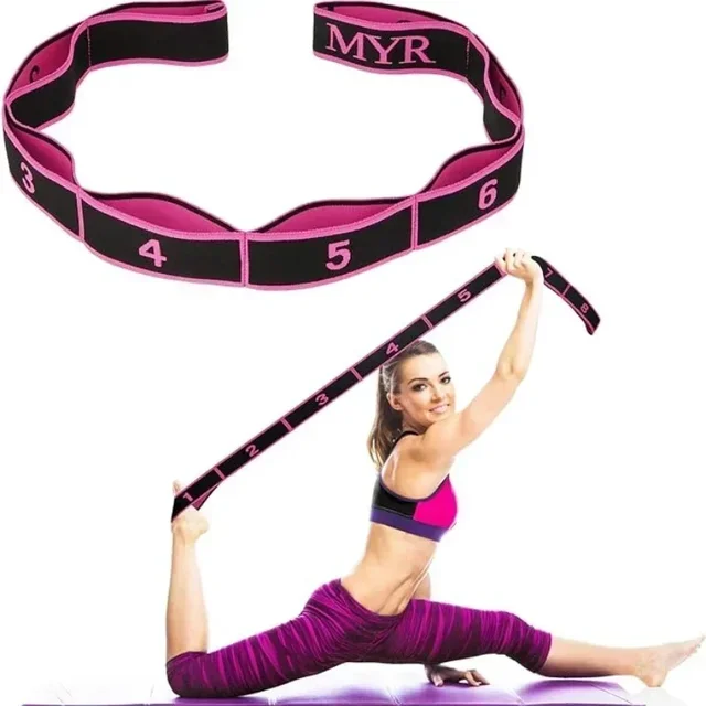 8-cell Digital Stretch Band Yoga Multi-stretch Stretch Band Children Latin Dance Posture Correction Digital Resistance Band