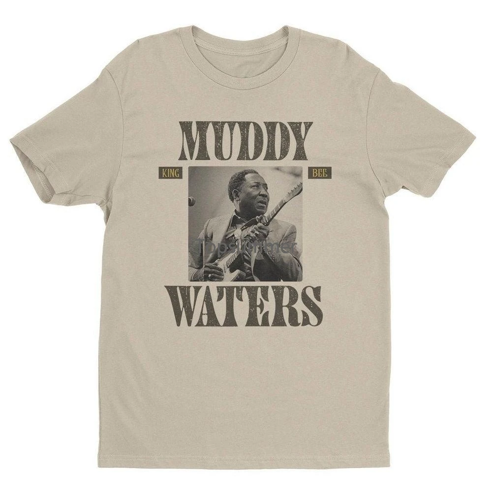 

Muddy Waters King Bee T Shirt (Official) Vintage Style Lightweight