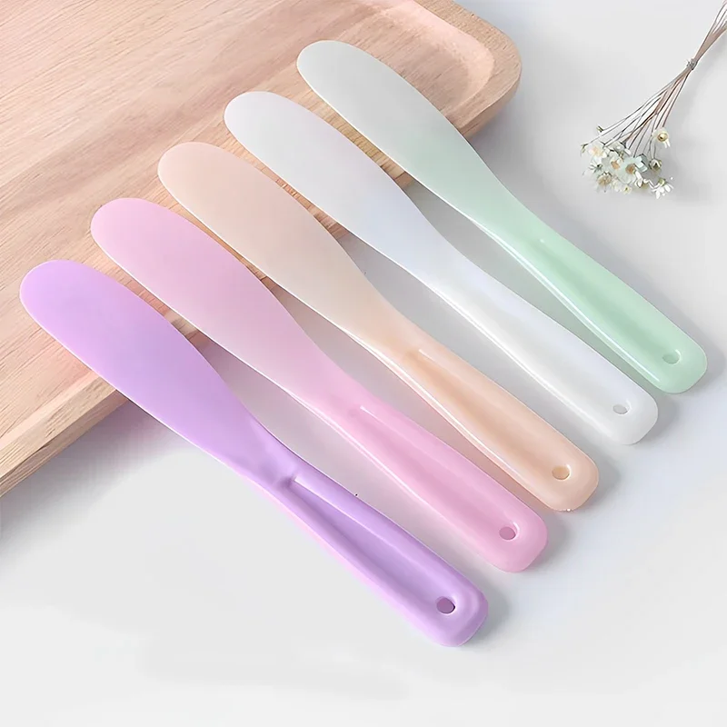 Large Size Plastic Facial Cream Mask Spatulas Cosmetic Skin Care Beauty Scoops Disposable DIY Mask Tool Fan Applicator Stick