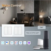 BSEED Wifi Mechanical Wall Switch 1/2/3/4Gang Smart Click Buttons Switches Tuya Smart Life Alexa App Control EU Standard White - Image 4