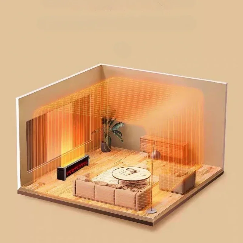 Bedroom 3D Flame Heater Household Electric Fireplaces Heater Indoor Bathroom Winter  Calentador Aire Caliente. 6