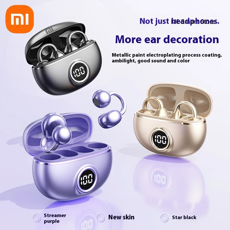Xiaomi M97 Wireless Bluetooth 5.4 Earphones with Digital Display Earbud Clip-on Noise Cancelling Waterproof Sports Earphones 3