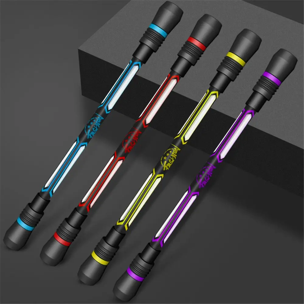 Creative Spinning Pen Spinner Toy Adult Kids Stress Relieve Rotating Gel Pens Anti-slip Hand Spinner 1Pcs Student Stationary multifunction pen