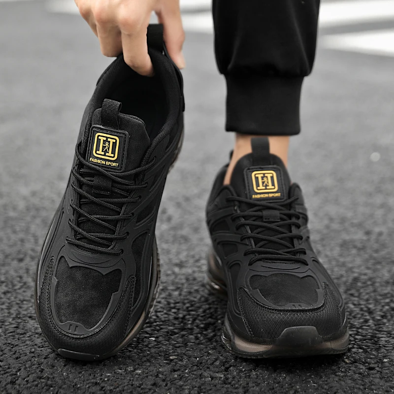 Men High-quality Vulcanized Shoes Comfortable Running Outdoor Walking Shoes Men Casual Shoes Sneakers Suitable for All Seasons 4