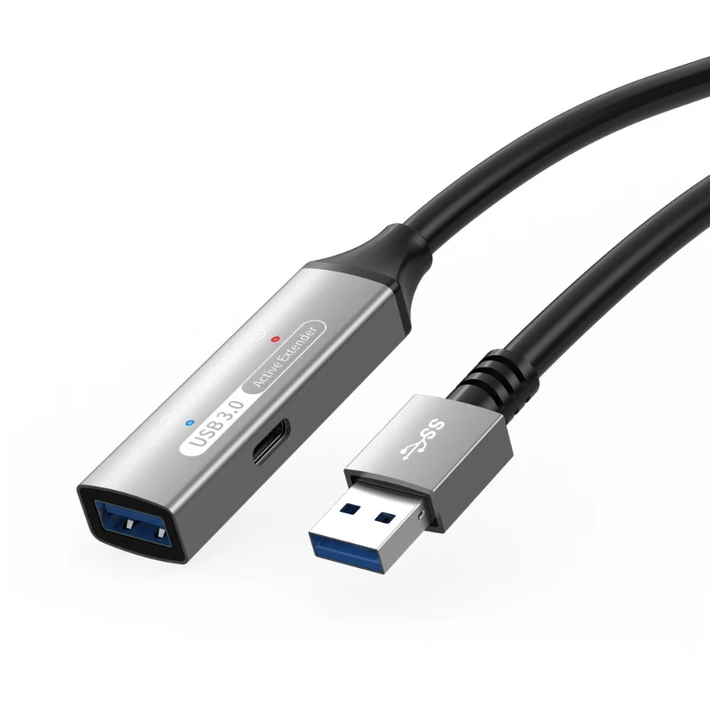 액티브 USB 3.0 연장 케이블 5M 남성-여성 3.0 연장 코드 부스터 타입 C USB C-USB 3.0 액티브 케이블 5M