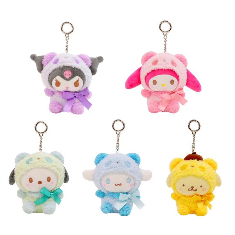 

Hello Kitty Kawaii Sanrio Mymelody Cinnamoroll Kuromi Девочка Сердце Плюшевая Кукла сумка кулон Аниме Мягкие игрушки животные Рождественский подарок