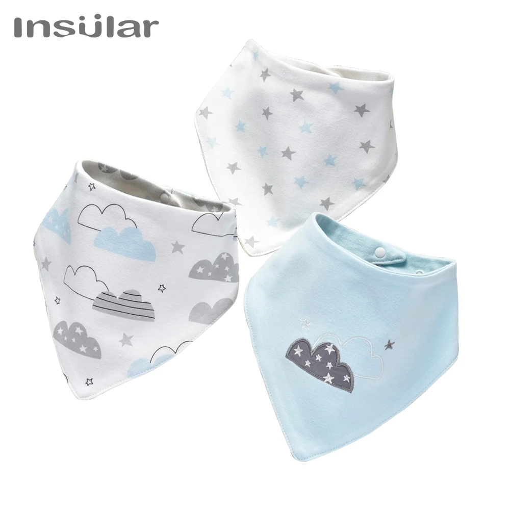 Set 6 Bavaglini Bandana Per Neonati - Cotone Assorbente, Con Bottoni A Pressione, 0-36 Mesi - Foto 9