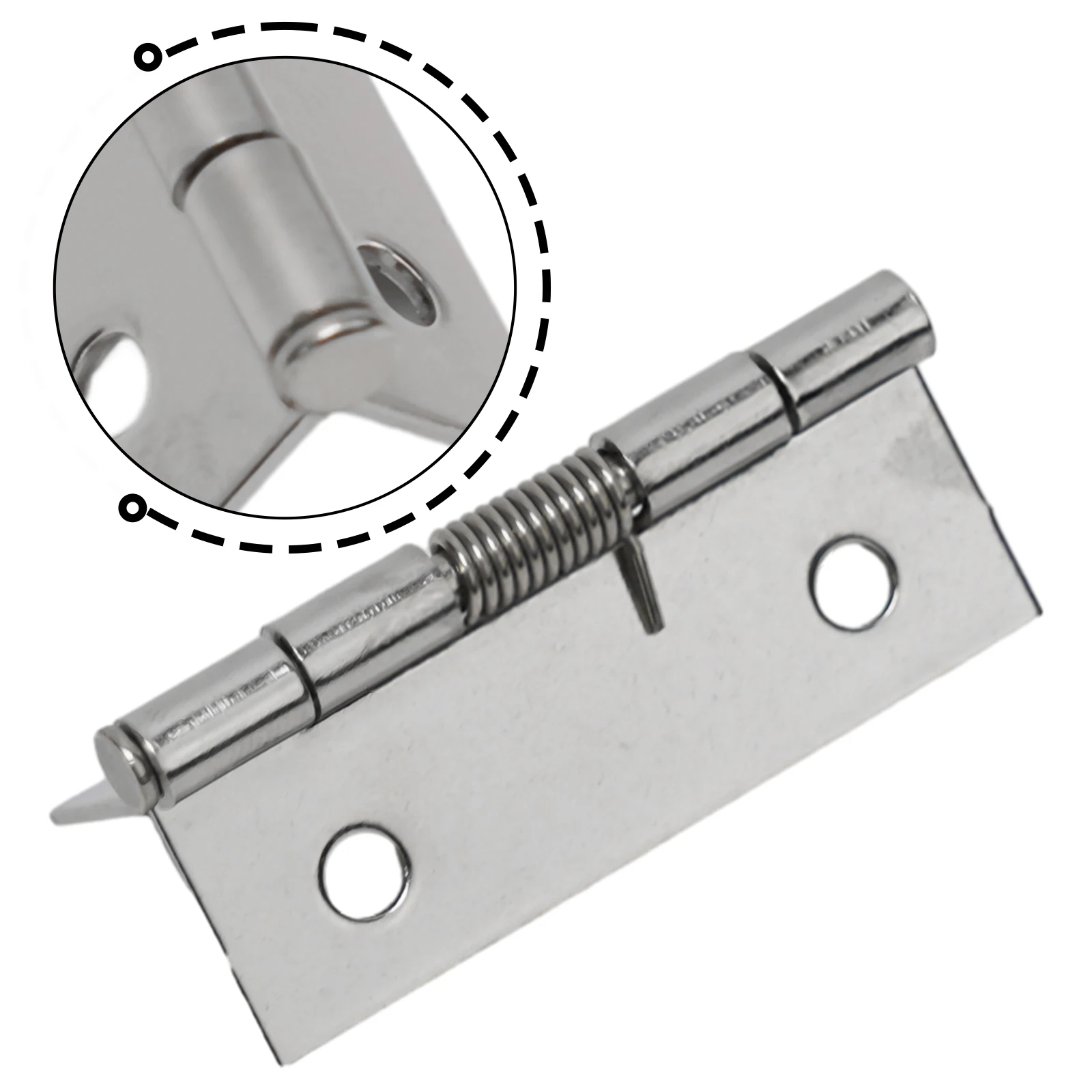 Spring Hinges Self Closing Door Internal Hinge Cabinet Door Closer Automatic Return Hinge 2x stainless steel hinges door hinges