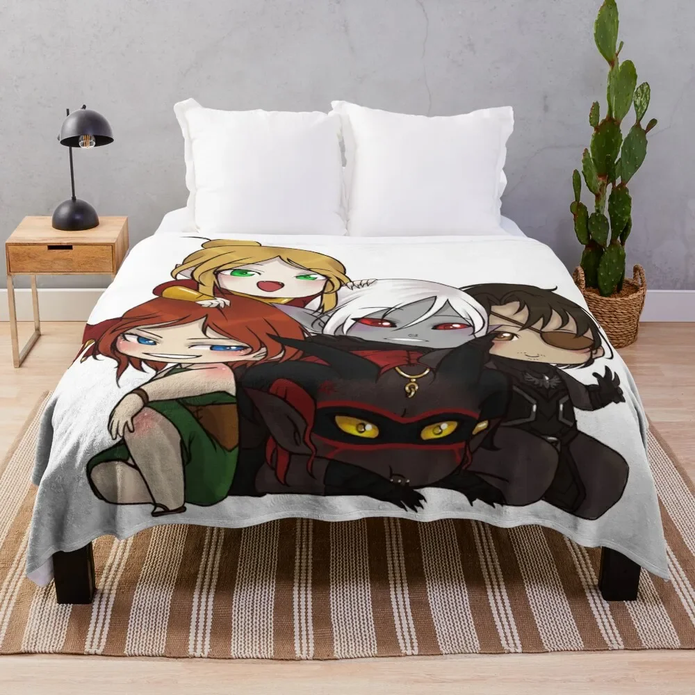 

The Round Table Throw Blanket Bed Custom Vintage Multi-Purpose Blankets