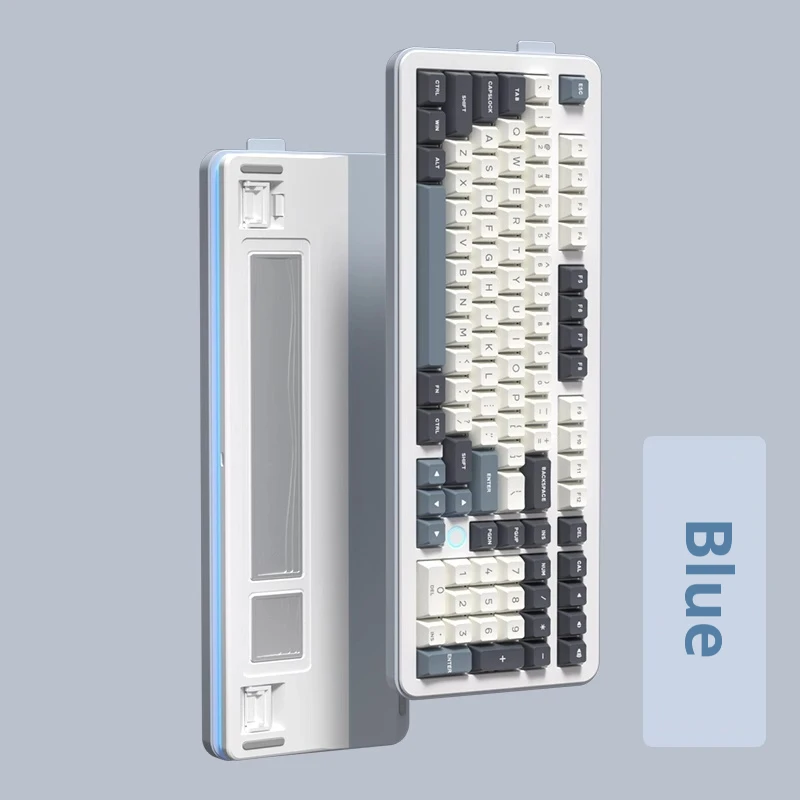 Wusikey-Bluetoothメカニカルキーボードff101,ワイヤレス,3