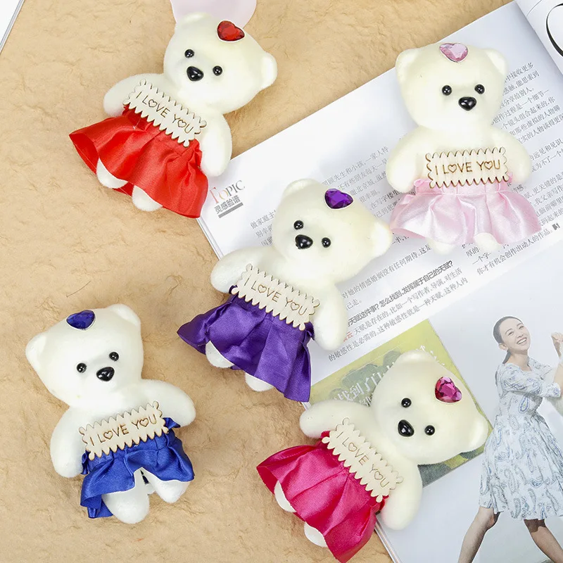 

60 Pieces Mini Stuffed Soft Doll Bear Toy for DIY Keychain DIY Accessory Birthday Wedding Home Decorations Party Baby Shower