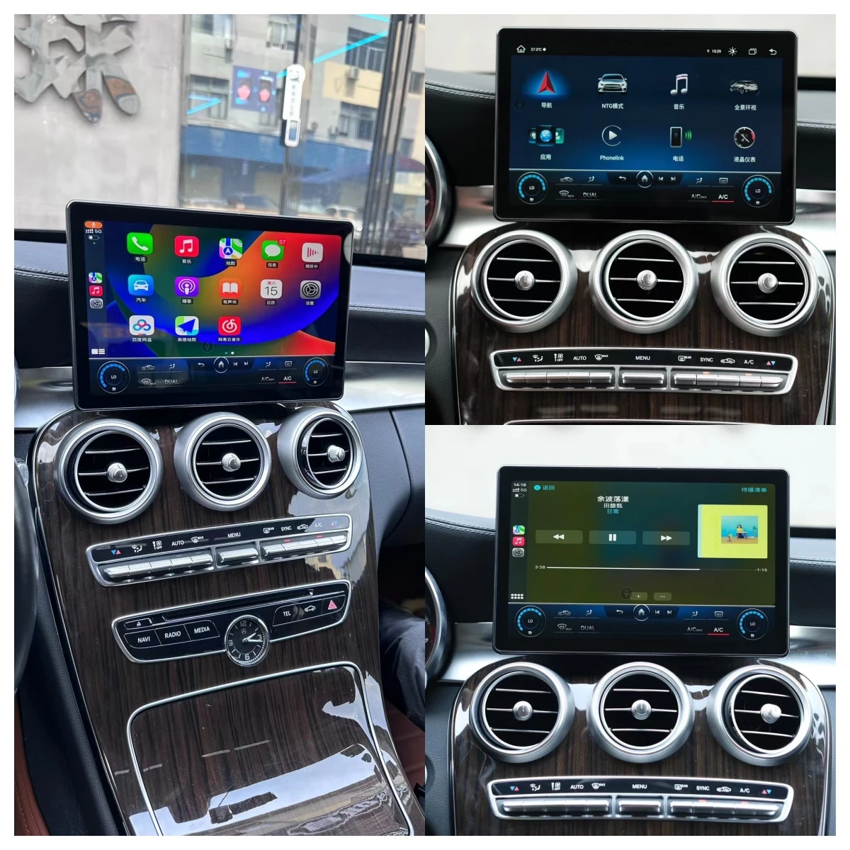 

Android 12 Auto Radio For Mercedes Benz C Class W205 GLC X253 W446 Android Car Stereo Gps Multimedia Navigatie Player Carplay
