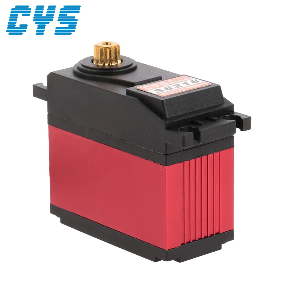 CYS-S8218 S8218 6.0-7.4V 40kg HV Metal Gear Digital Servo Compatible With Futaba JR Plug For 1:5 RC Car Truck Robot Toy