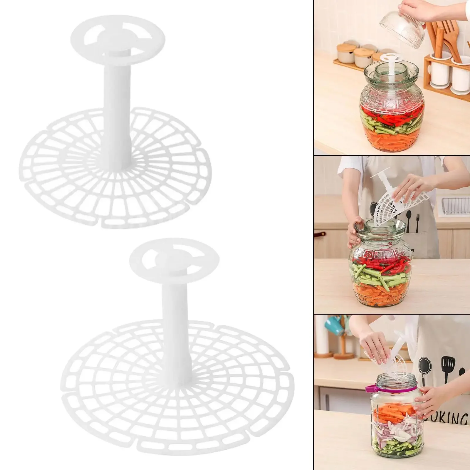 Pickling Jar Pressure Tool: Versatile Fermentation Weight Press