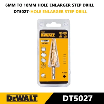 DEWALT 파고다 타입 육각 핸들, 고속 드릴 도구 액세서리, DT5027 임팩트 스텝 비트