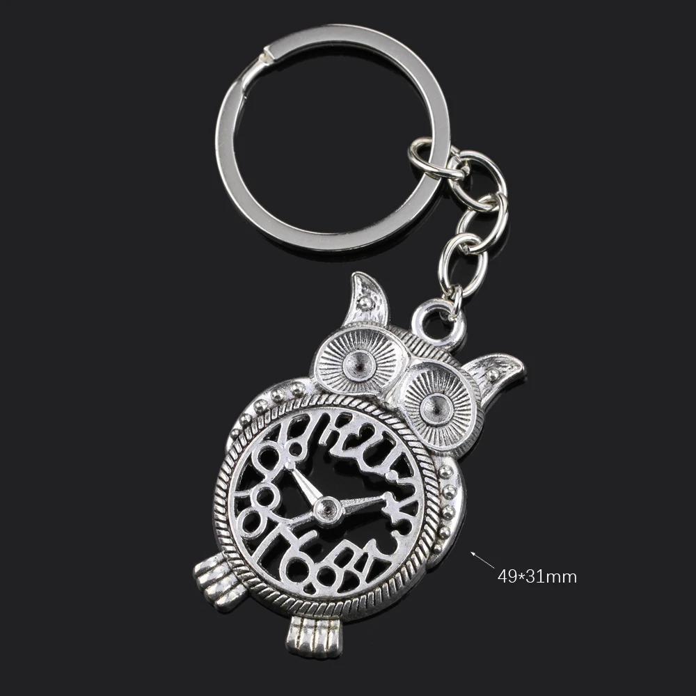 Charming Women's Keychain with Moon, Heart, and Animal Accents