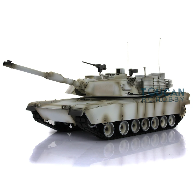 2.4G Heng Long RTR RC Tank 1/16 Snow 7.0 Upgraded Metal Ver M1A2 Abrams 3918 Remote Control Car for Toys TH17830-SMT4 2