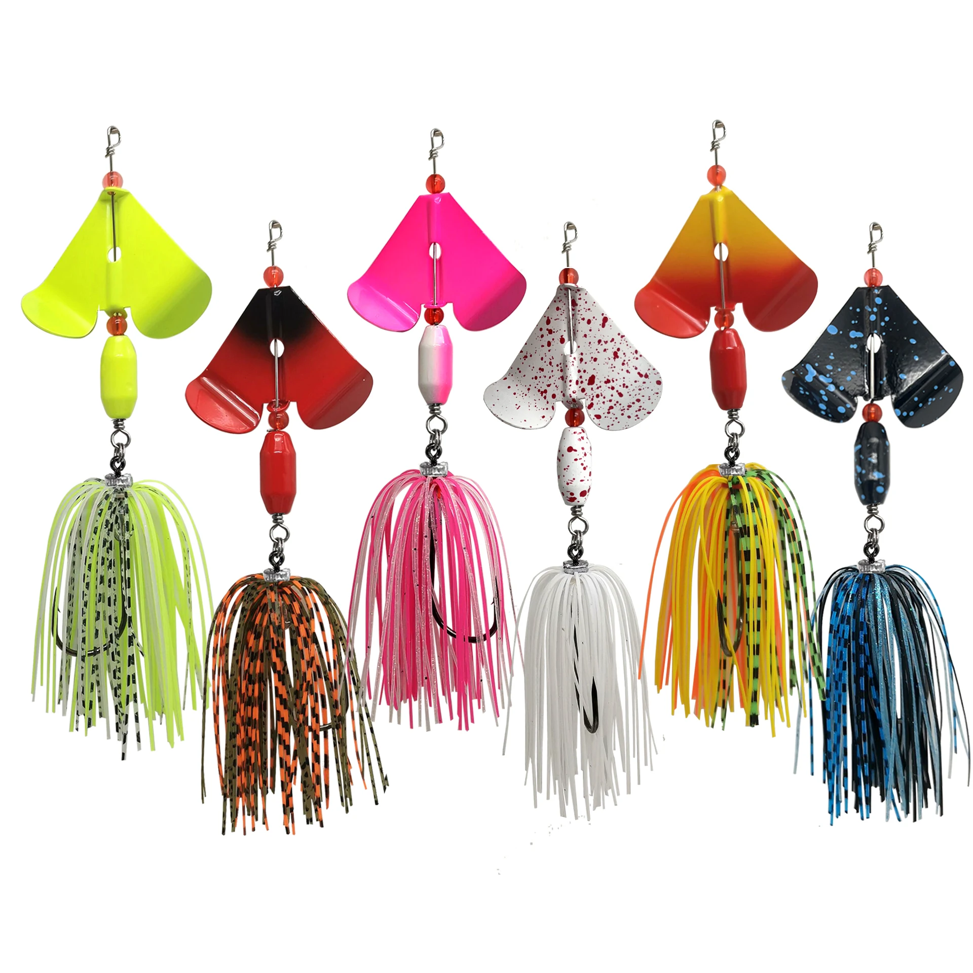 Leurre spinner bait Mycena 18G 2022 - Chatter bait pinwheel Blade pour pêche du brochet et black bass