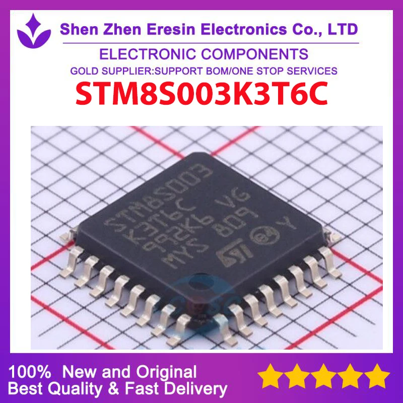 

Free shipping 1PCS/LOT STM8S003K3T6C TQFP32 New and original