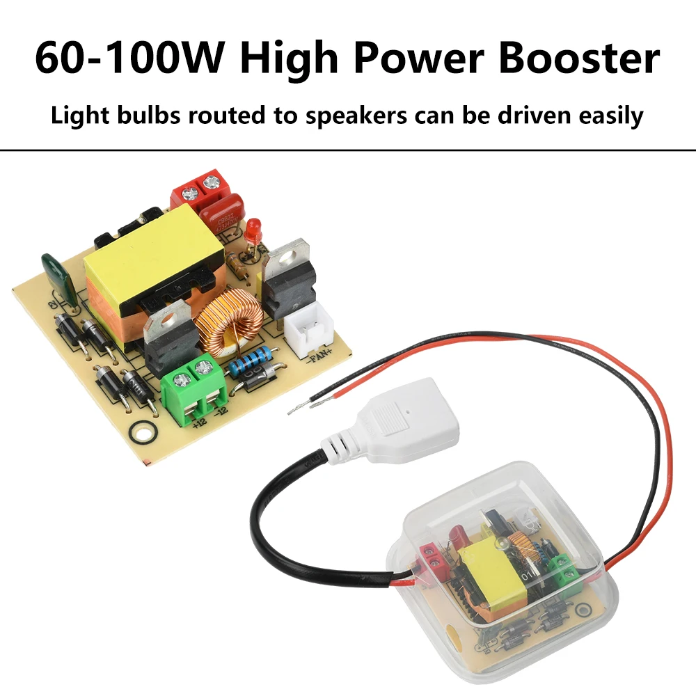 Modulo di Alimentazione da 12V a 220V, Convertitore Inverter 100W con Onda Sinusoidale Pura per Luci LED, Router e Ricarica - Image 6