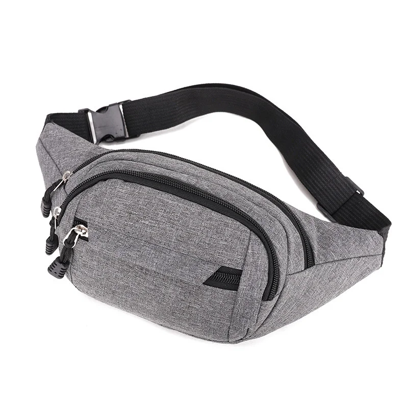 

New Large Capacity Waist Bag For Men Multi-Function Fanny Packs Outdoor Shoulder Sports Chest Male Phone Belt Pouch