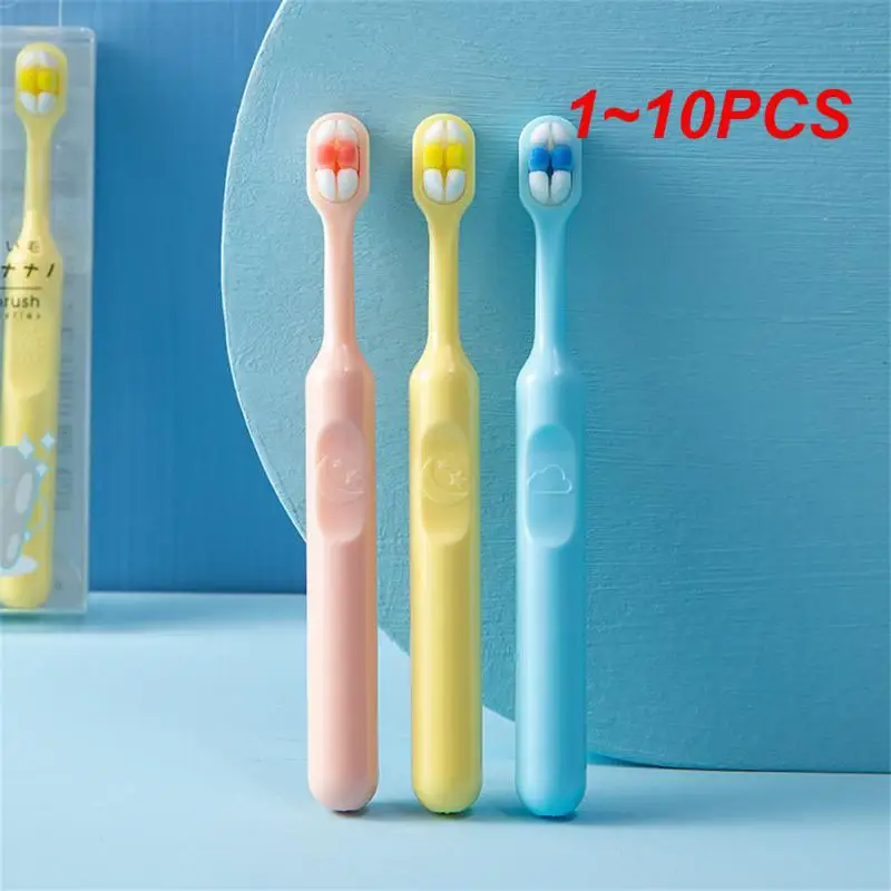 

Children Toothbrush Cute Cartoon Sucker Toothbrush Brush Oral Care Three Sided Soft Bristle Kids Toothbrush