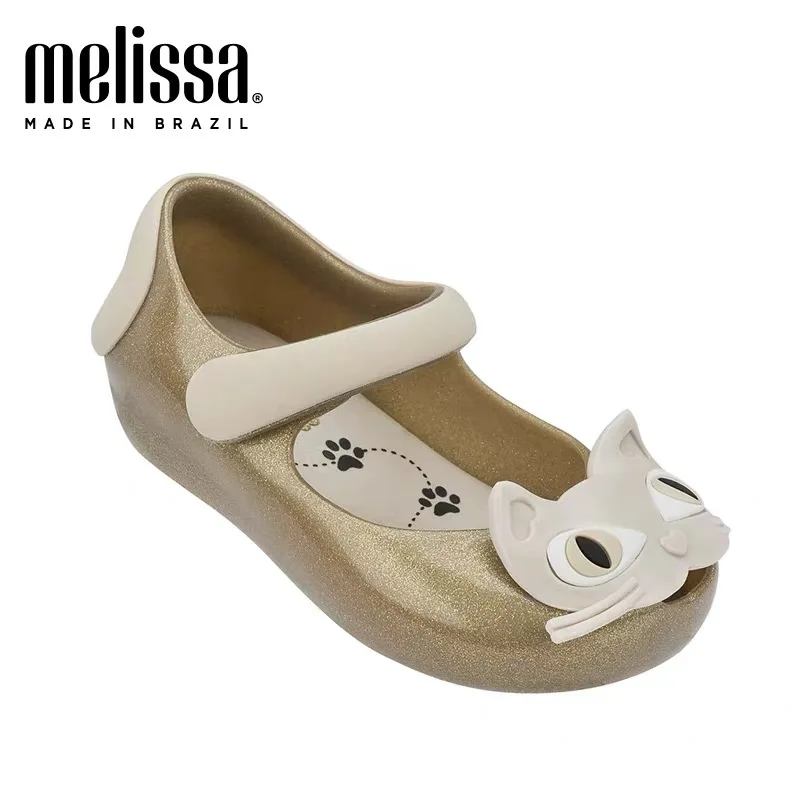 MiniMelissaKidsCartoonSandals2022NewCatGirlsShoesGirlSandals