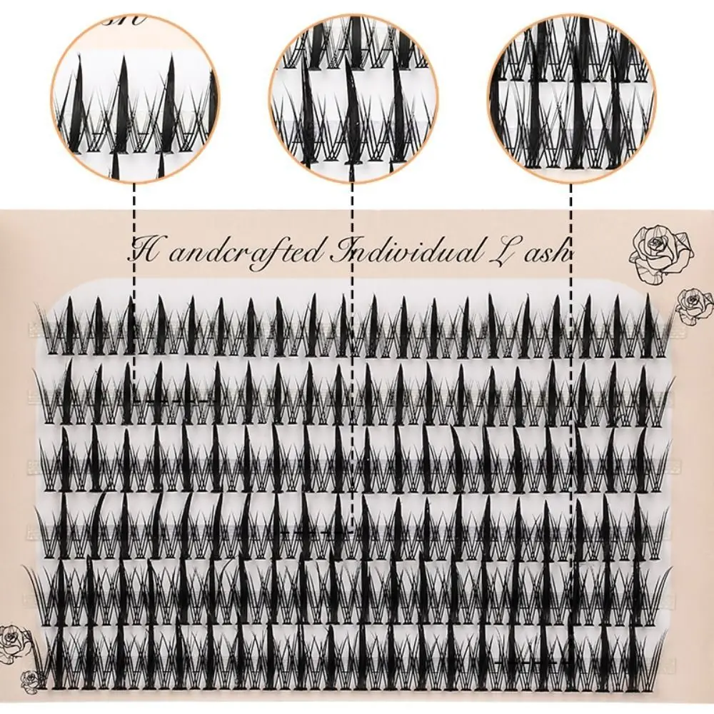 

Mink Eyelashes Natural Natural Eyelashes Extension Wispy Individual Lashes Soft Thick Premade Russian False Eyelashes
