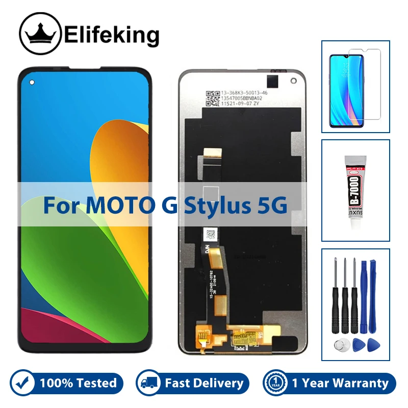 

LCD For Motorola Moto G Stylus 5G XT2131 Display Touch Screen Digitizer Phone Assembly Replacement With Free Tools 100% Tested