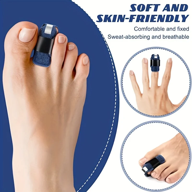 1pc Toe Splint Toe Straightener for Hammer Corrector for Women Brace Hammertoe Splint Wrap Covers Broken toe corrector
