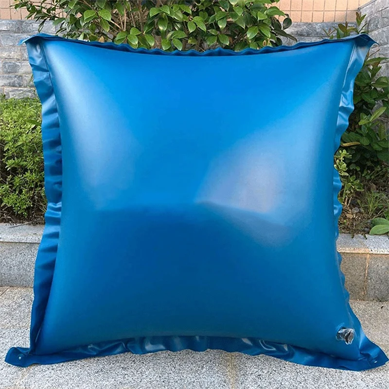 

1Pcs 4X 4Inch Inflatable Pillow Pool Cover Pillow For Above Ground Pools, 0.24Mm Ultra Thick & Cold-Resistant Above Ground