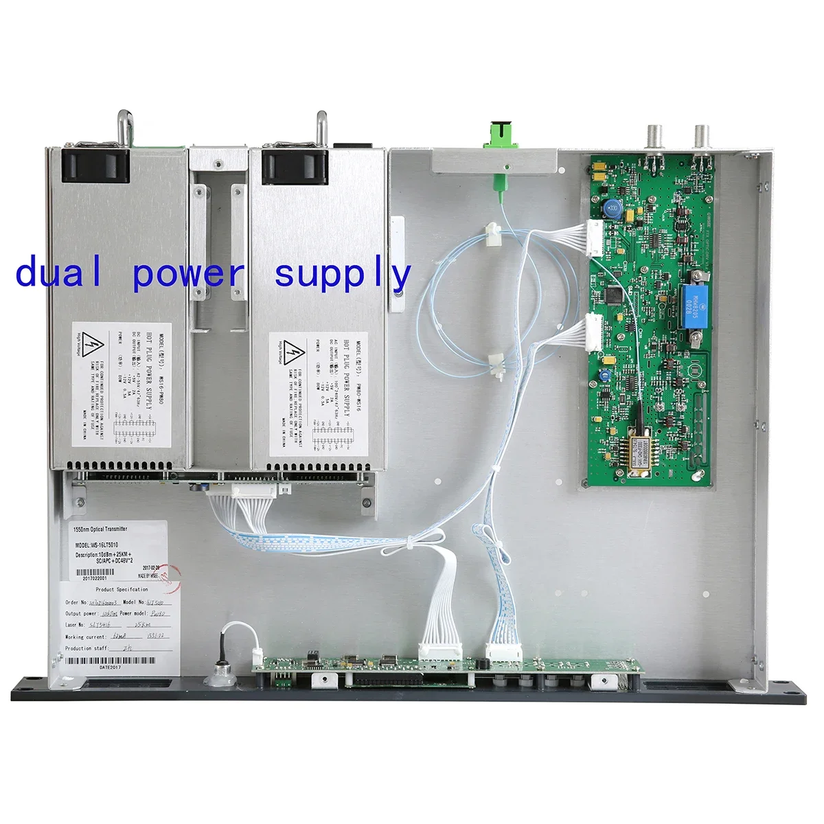 free shipping CATV Direct-modulated Optical Transmitter, RF to optical converter, 1310nm/1550nm optical transmitter
