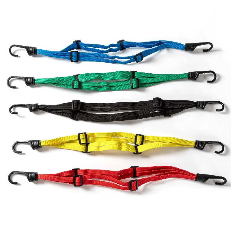 NewUniversalMotorcyclesRetractableHelmetLuggageElasticRopeStrapBicycleMotorcycle