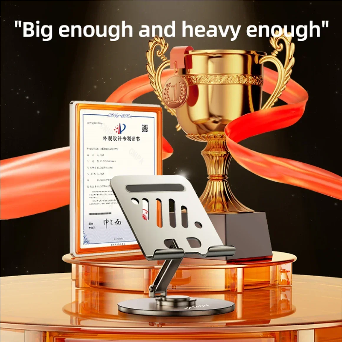 360 ° Rotatable Metal Holder Desktop Lazy Phone Tablet Stand and Drama Watching Accessories for iPhone Samsung iPad Galaxy Tab