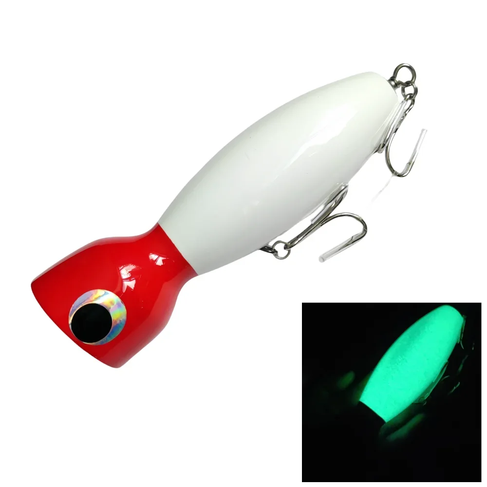 16cm100g 120g Big Game Trolling Popper Boot Angeln Topwater Stickbait Oberfläche Harten Köder für Thunfisch GT Pesca Angeln locken – Detail 6