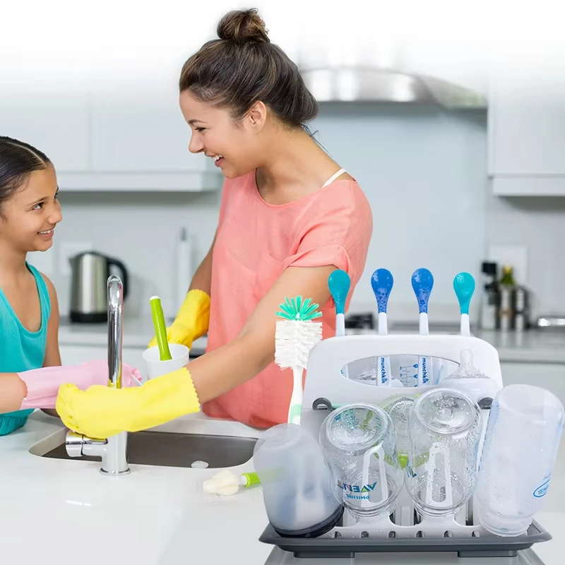 Baby Bottle Drying Rack Baby Feeding Accessories Nipple Bottle Drainer Storage Holder with Tray Dryer Drying Racks