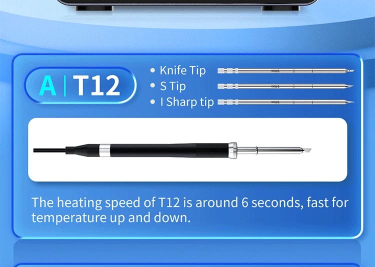 electric welding Aixun 200W T3A T3B Smart Soldering Station Support T12 T245 936 Handle Soldering Electric Welding Iron Tips For SMD BGA Repair portable stick welder