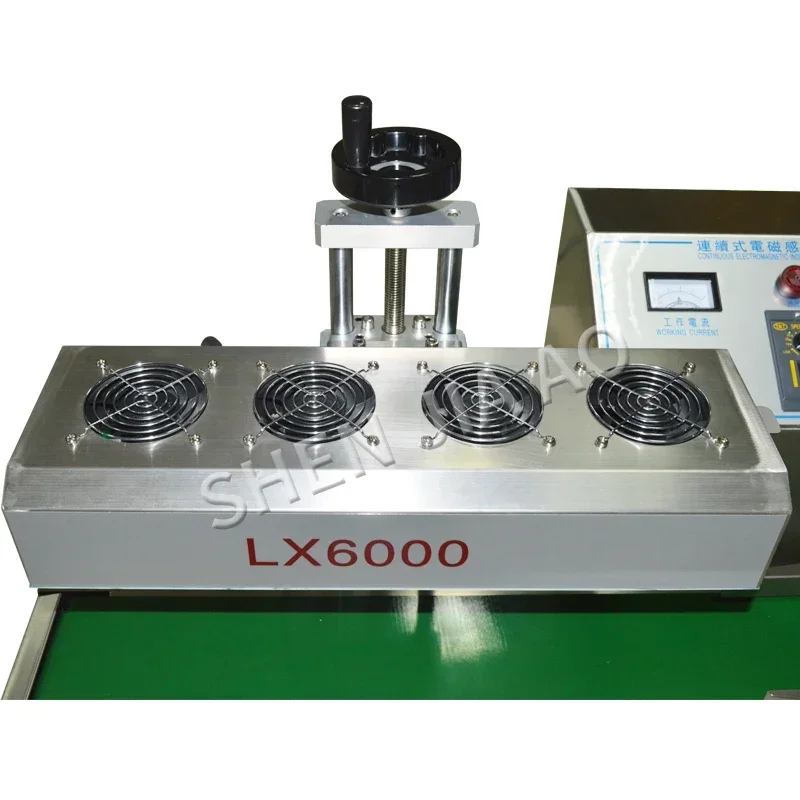 LX6000 Bottle Sealing Machine Aluminum Foil Sealer Automatic Continuous Electromagnetic Induction Sealing Machine 2400W 4