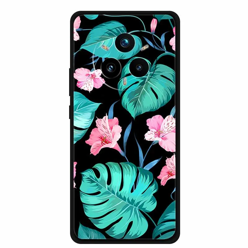 Sleek Black Silicone 3D Relief Phone Case - Cute and Soft Cover