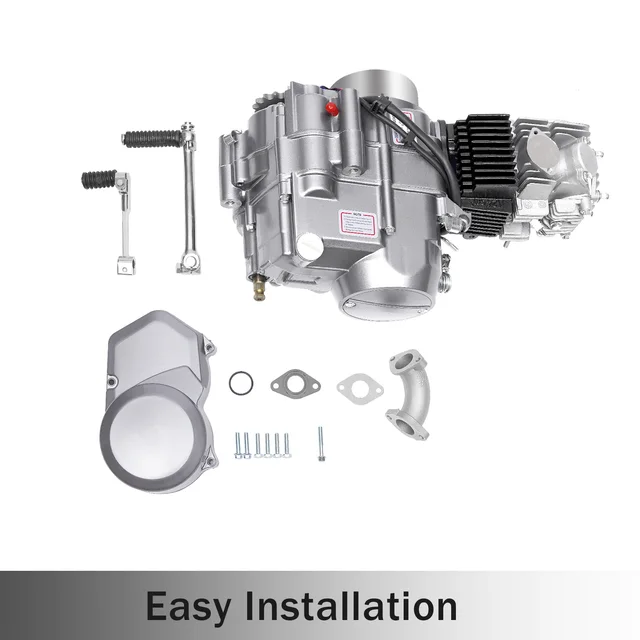 140CC 4-Stroke Racing Engine Kit - Horizontal Single Cylinder With Kick Start For Honda CRF50/XR50 Dirt Bikes