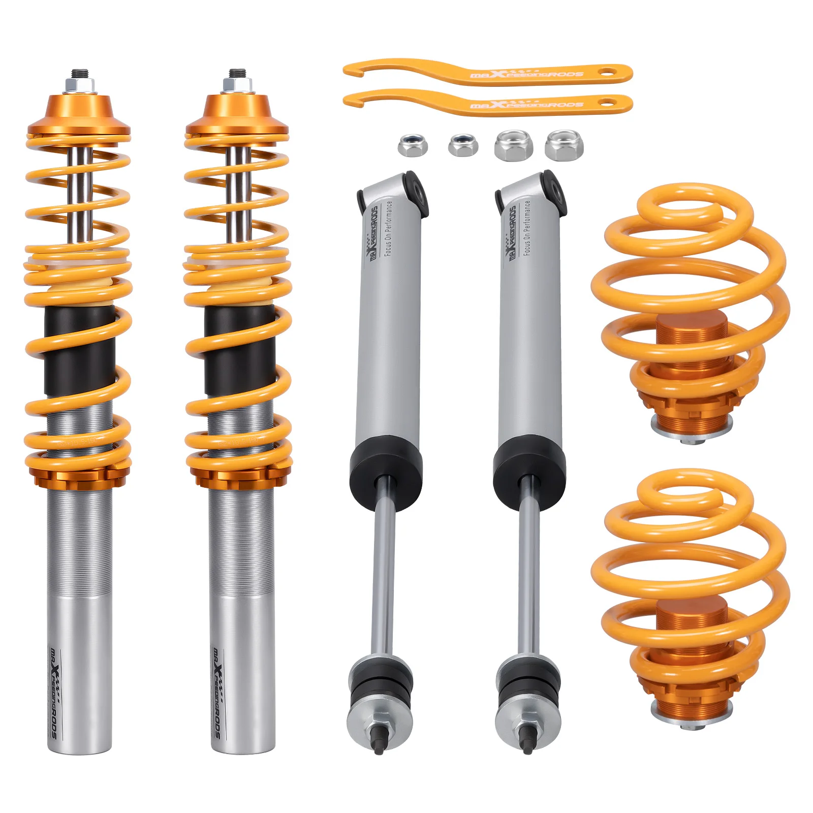 

MaXpeedingrods Coilover for RENAULT CLIO II 1998-2005 Adjustable Height Suspension Struts Shock Absorber