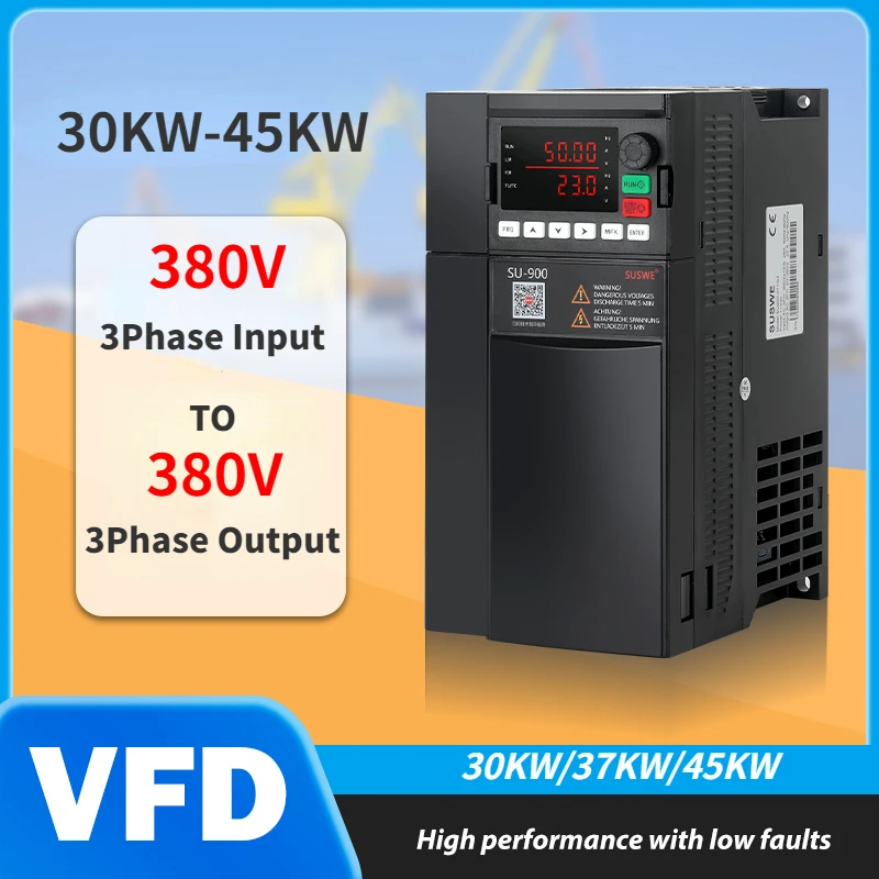 

30-45KW VFD High-performance AC380V Variable Frequency Drive Inverter For 3-phase Motor speed control frequency converter