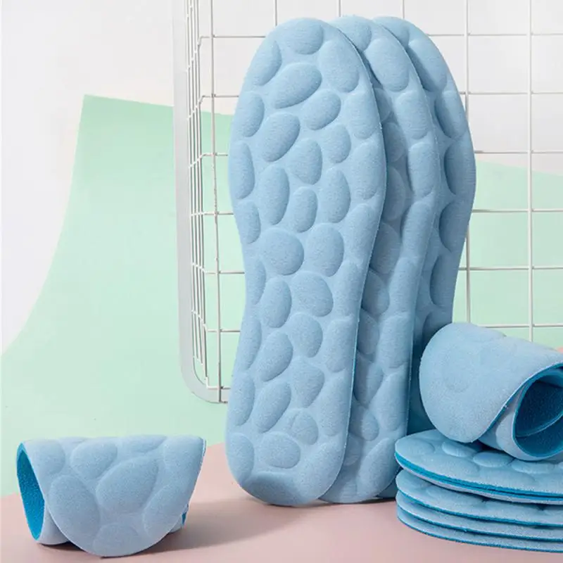 1Pair Massage Memory Foam Insoles for Shoes Sole Breathable Cushion Sport Insoles Feet Orthopedic Men Women Shoe Pads